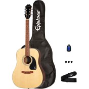 Resim Epiphone DR-100 Songmaker Akustik Gitar Seti (Natural) 
