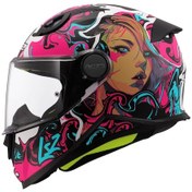 Resim Ls2 Kıd Cyberg Mat Mor Çocuk Kask Mor 