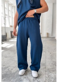 Resim İndigo Cozy Premium Basic Baggy Eşofman İndigo 