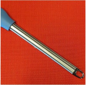 Resim Mavi 26 cm Paslanmaz Çelik Kulplu Silikon Fırça, Mutfak Için Ideal Araç 