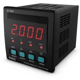 Resim ENDA Eı7041-uv Programlanabilir Proses Göstergesi 72x72mm 90-250v Ac 50/60hz | Eı7041-230 Muadili 