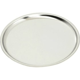 Resim Sunum Tepsisi 31 Cm Paslanmaz Çelik Servis Tepsisi Gri 