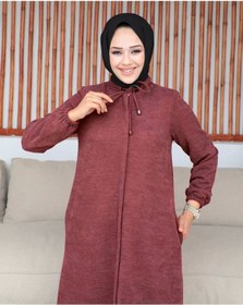 Resim Şönil Kumaş Kışlık Comfort Ferace / Kiremit - F0501 Kiremit 