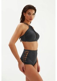 Resim Eros 2034 Kadın Halter Yaka Bikini Takım 001 