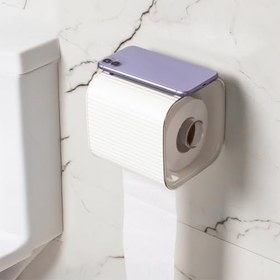 Resim Porsima Yapışkanlı Banyo Tuvalet Kağıtlığı Wc Peçetelik Kağıtlık Tutucu Tuvalet Kağıt Organizeri (Beyaz) 
