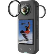 Resim Insta360 X3 Startrc Lens Guard Pc Koruyucu Kapak Siyah 