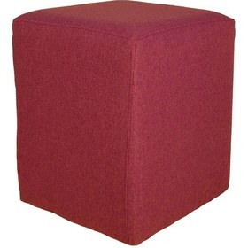 Resim Gizmomobilya Gizmo Ahşap Ayaklı Kare Puf T1100 Kırmızı 