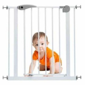 Resim Wellgro Çocuk Güvenlik Kapısı Merdiven Korkuluğu 75-85 cm arası için uygun - Beyaz 
