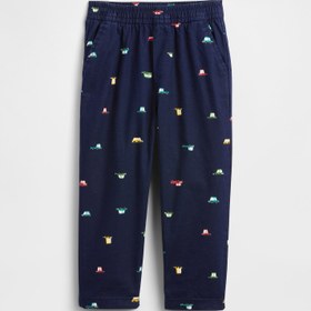 Resim Lacivert Pull-on Baggy Twill Pantolon - Lacivert / 6-12M 