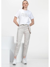 Resim Jogger Pantolon Beyaz 