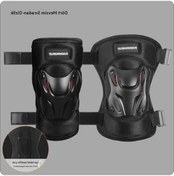 Resim My Topped Dirsek Sert Koruyucuları Bisiklet Motosiklet Elektrikli Araç Dört Mevsim Yetişkin Tek Beden Siyah Siyah 