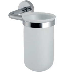 Resim Çelik Banyo Paslanmaz Pirinç Eser Montajlı Diş Fırçalık Gri 