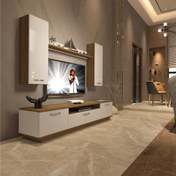 Resim Decoraktiv Trendstyle 5D Mdf Tv Ünitesi Tv Sehpası - Pera - Beyaz 