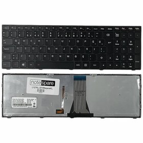 Resim Notespare Lenovo Z5070 59-432079, Z5070 59-432107 Uyumlu Notebook Klavye Işıklı Siyah TR 