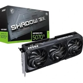 Resim Msı VGA Geforce Rtx 5070 Tı 16G Shadow 3x Oc RTX5070TI 16GB Gdrr7 256 B DX12 Pcıe 5.0 X16 (3xdp 1xhdmı) 