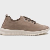 Resim SHOEMOL SKS-072 Vizon Nubuk Kadın Sneaker 
