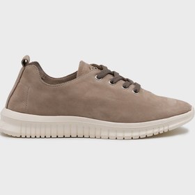 Resim SHOEMOL SKS-072 Vizon Nubuk Kadın Sneaker 
