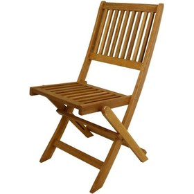 Resim T. Concept Ahşap Kolsuz Katlanır Sandalye,Bahçe Balkon Teras Ahşap 