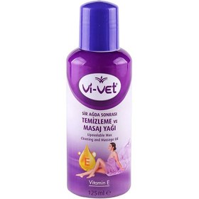 Resim Vi-Vet Sir Ağda Sonrası Temizleme & Masaj Yağı 125 ml Vitamin E 