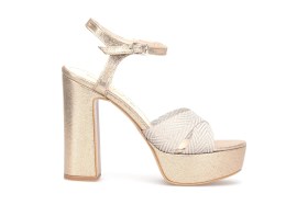 Resim Ayakkabı Fuarı Elit PM08 K2057 Kadın Platform Ayakkabı Altın 