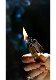 Resim Caka Lighter Rex Harmony Gri Benzinli Çakmak - Ckl-081 