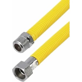 Resim Paslanmaz Çelik Doğalgaz Bağlantı Hortumu, Kombi ve Şofben Uyumlu, Tse 13890 Belgeli, 60 Cm, 3/4 Inç 