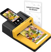Resim Kodak Dock ERA 4PASS Mobil Fotoğraf Yazıcı 10x15 cm Bluetooth Bağlantılı, 10 Adet Fotoğraf, Retro Tasarım 
