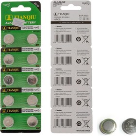 Resim Tianqiu AG10 LR1130H /389A Alkalin Düğme Saat Pili 10'lu Paket 