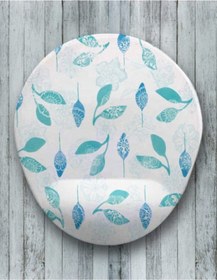 Resim Yapraklar Oval Bilek Destekli Mouse Pad Mousepad 