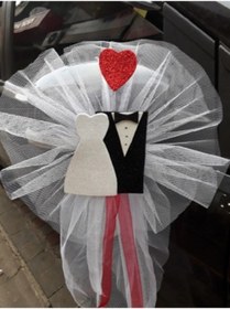 Resim Büşra Süsleme Gelin Damatlı Konvoy Ve Bohça Süsü 20 Li Etekli 