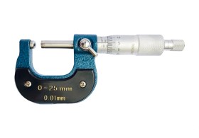 Resim 0-25mmx0.01 Kalınlık Mikrometre 