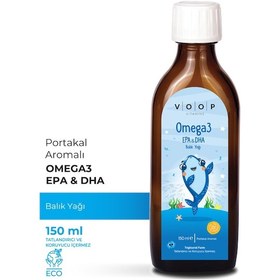 Resim Voop Omega 3 Balık Yağı Şurup Portakal Aromalı 150 ML 