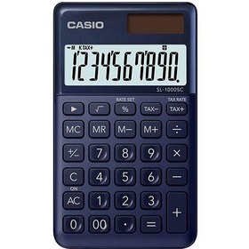 Resim Casio SL-1000SC-NY Cep Tipi 10 Hane Lacivert Hesap Makinesi 