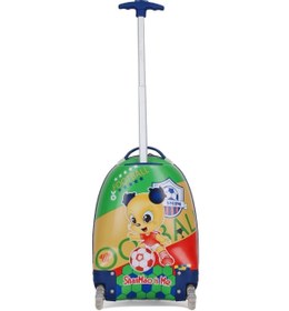 Resim ÇÇS Football Çocuk Valizi Yeşil - Yeşil / STD 