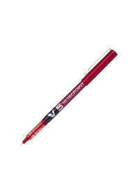 Resim Pilot V5 Hi-Tecpoint Kırmızı Iğne Uçlu Roller Kalem 