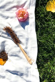 Resim Wonwood Hindistan Kabuğu Otundan Biberon Ve Şişe Temizleme Fırçası 