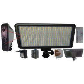 Resim Sony NX100 için PDX Led 378A Kamera Işığı 