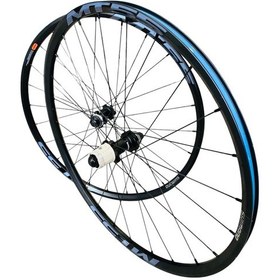 Resim Shimano Wh-mt55 Ön/arka 26''jant Seti Siyah Qr-mandal Centerlock Disk Kaset Dişli Jant Seti 