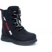 Resim Trendyshoes 7045 Yeni Sezon Cilt Kauçuk Kaymaz Taban Çocuk Bot 