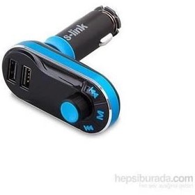 Resim SL-FM66 Sd-Usb Destekli + 2.1A Usb Şarj Port Fm Transmitter 