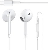 Resim USB C kulaklık, HiFi stereo kulaklık, mikrofonlu ve ses ayarlı, Tip C kulak içi kulaklık, iPhone 15/Samsung Galaxy S23/Google Pixel/Huawei/One Plus için 