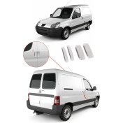 Resim Brsplast Citroen Berlingo Uyumlu 1996-2008 Krom Kapı Kolu 4 Kapı Paslanmaz Çelik 