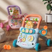 Resim Bebek İtme Yürüyüşü, Bebek Erkek Kız Yürüyüşü ile Bulmaca Oyun Öğrenme Paneli, Oturup Ayakta Kalma Yürüyüşü, Çocuk Aktivite Merkezi ve Oyuncaklar, Yedi Renk Mevcut, Erkek ve Kızlar İçin En İyi Hediye 