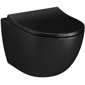 Resim VitrA Sento Rim-ex Asma Klozet 54 cm Siyah 7748B070-0559 