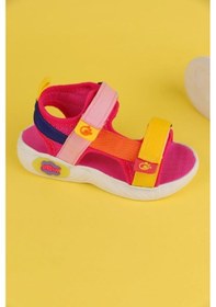 Resim Pepino Dudino Coconut Hafif Taban Işıklı Ortopedik Çocuk Sandalet Pembe 