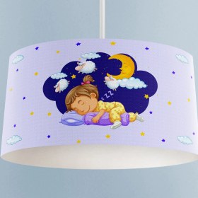 Resim Mekta Home Uyuyan Çocuk Desenli Avize 