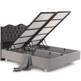 Resim Azrayatakmobilya Çift Kişilik Comfort Yatak+baza+modelli Başlık 150 x 200 CM 