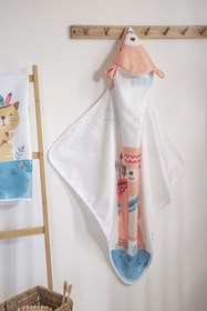 Resim İrya Izci Ayı %100 Pamuk Kundak Baskılı 75x75 cm 