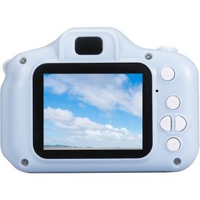 Resim Springsun Fotoğraf Ve Video Çekmek İçin Çocuk Dijital Kamerası, 32 Gb Hafıza Kartına Sahip Çok İşlevli Mini Kamera, Mavi 