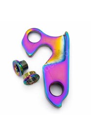 Resim SARİSSA BİSİKLET Canyon Bianchi Knt Kadro Kulağı Bisiklet Aktarıcı Kulağı Kadro Kulağı Titanyum Rainbow Kadro Kulağı 